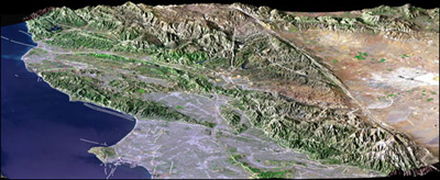Los Angeles Faults: SRTM Team NASA/JPL/NIMA and Landsat 7 Science Team NASA GSFC/USGS