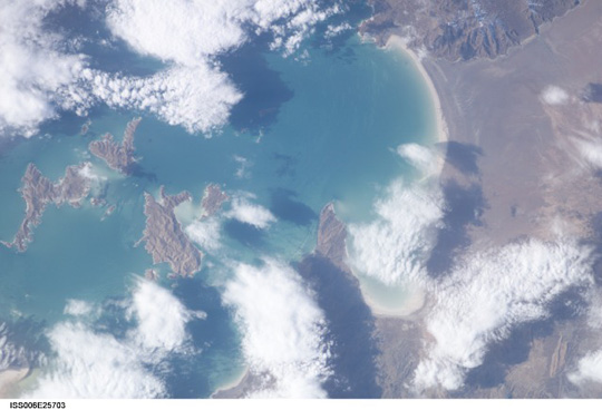 Lake Urmai, Iran - NASA (February 8, 2003)
