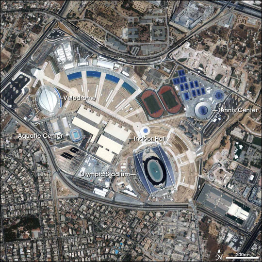 Athens Olympic Sports Complex - Space Imaging (June 24, 2004)