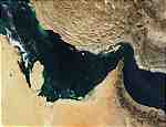 Persian Gulf and Gulf of Oman - MODIS (December 30, 2001)