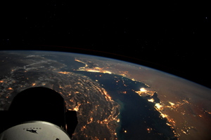 The Persian Gulf view from Endeavour - NASA (October 21, 2021
