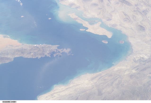 Strait of Hormuz - NASA (March 3, 2003)
