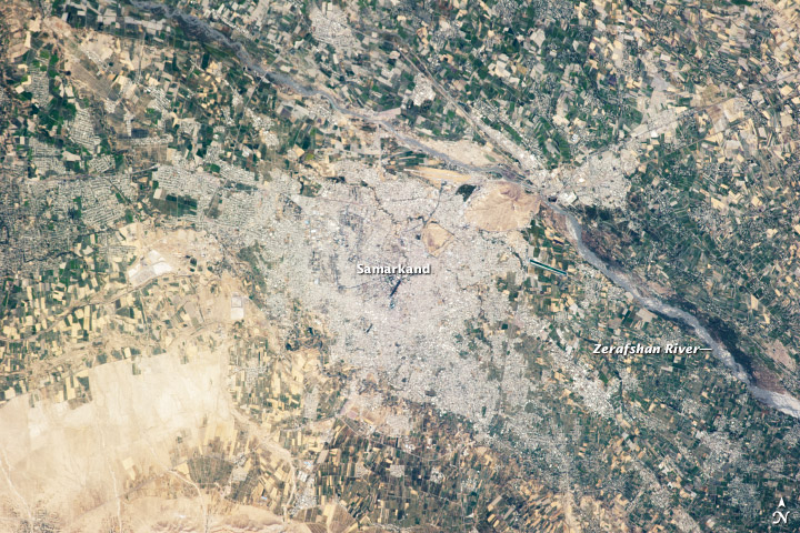 Samarkand, Uzbekistan - NASA (September 13, 2013)