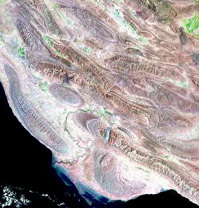 map of zagros mountains. Zagros Mountains Mosaic