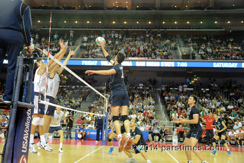 US-Iran volleyball match - USC (August 9, 2014)