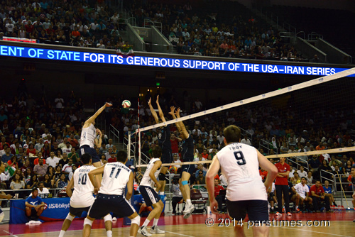 US-Iran volleyball match - USC (August 9, 2014)