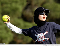 Iranian women Baseball Player - ISNA
