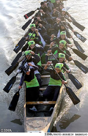Iran's women rowers - ISNA