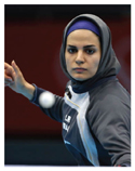 Neda Shahsavari table tennis player