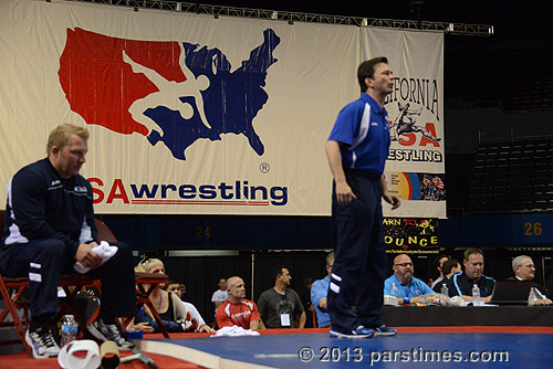 US wrestling coach Zeke Jones - LA Sports Arena (May 19, 2013) - by QH