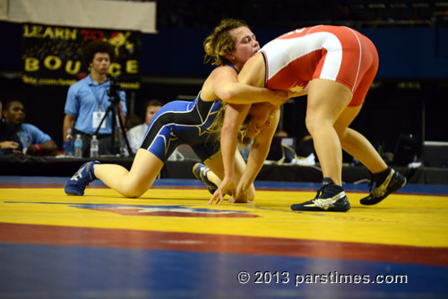 Danielle Lappage (Canada) vs Elena Pirozhkova (USA)  - LA Sports Arena (May 19, 2013) - by QH