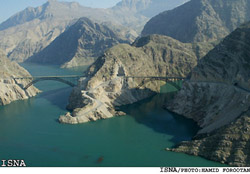 Karoun Dam, Ahvaz, Khuzestan - ISNA