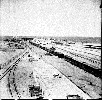 single track railroad line to bandar shahpur