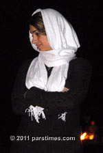 An Iranian-Amercian Woman - the long scarf acentuates her beauty - by QH