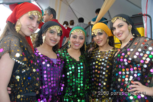 Iranian-American girls wearing head coverings