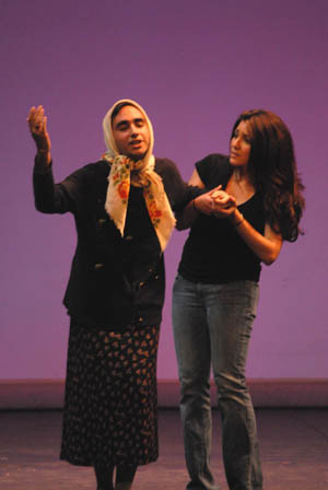 A scene from a comedy sketch at ISG culture Show - UCLA