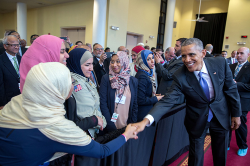 President Obama visting a mosque in Baltimore - Feb. 3, 2016 White House Photo