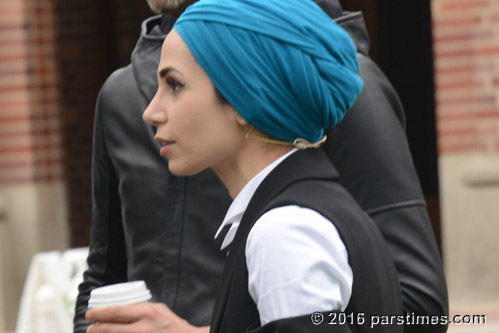 The stylish look with a turban