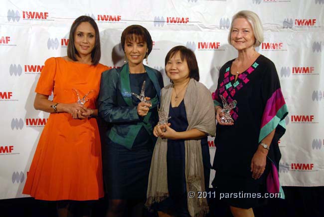 Adela Navarro Bello, Parisa Hafezi, Chiranuch Premchaiporn,  Kate Adie(October 24, 2011), by QH