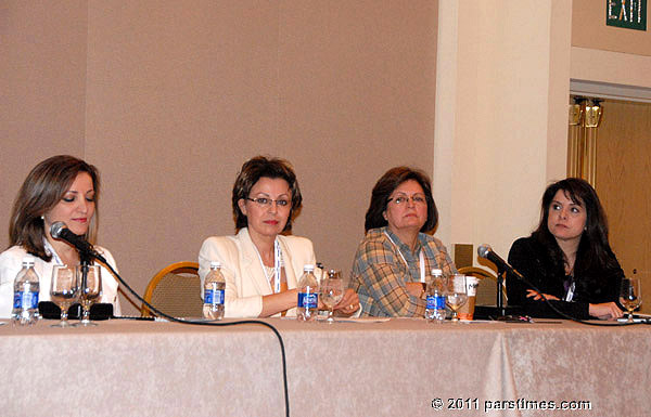 Mehri Bavafa,Neshat Soof, Dr. Nehzat Farnoodi, Davar Ardalan, Neshat Soof, Irvine (January 30, 2011) - by QH