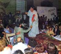 Haydeh performs at the Miss Iran 1978 Competiton