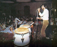 Shahram performs at the Miss Iran 1978 Competiton