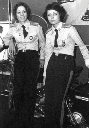 Female motorcycle officers