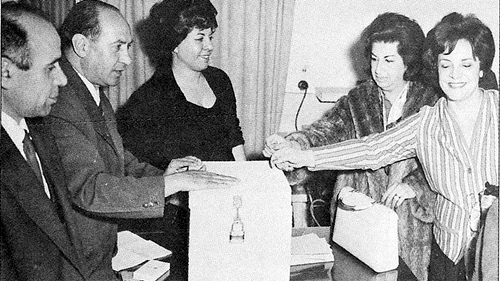 Iranian women secured the right to vote - 1963