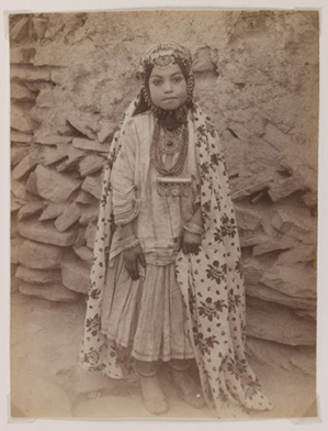 Qajar Era Jewish Village Girl by Antoin Sevruguin