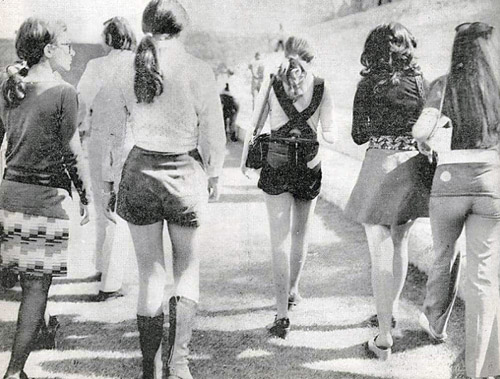 Street fashion in Tehran: Shorts & Miniskirts - 1970s