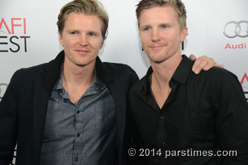 Actors Trent Luckinbill and Thad Luckinbill - Hollywood (November 8, 2014)