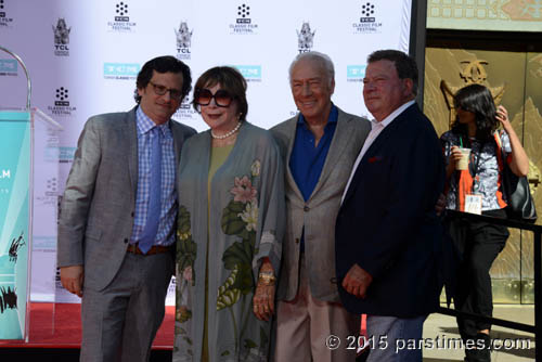 Ben Mankiewicz, Christopher Plummer & Shirley MacLaine, William Shatner - Hollywood (March 27, 2015)
