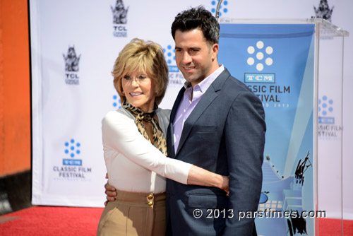 Jane Fonda and son Troy Garity - Hollywood (April 27, 2013)- by QH