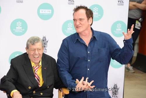 Jerry Lewis & Quentin Tarantino - Hollywood (April 12, 2014) - by QH
