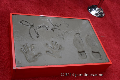 Jerry Lewis Hand and Footprint - Hollywood (April 12, 2014) - by QH