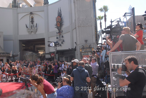 Outside Grauman's Chinese Theatre - Hollywood (April 30, 2011)