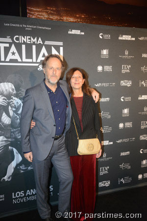 Writer Francesco Bruni & actress Raffaella Lebboroni