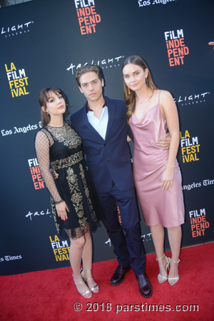 Hannah Marks, Dylan Sprouse and Liana Liberato