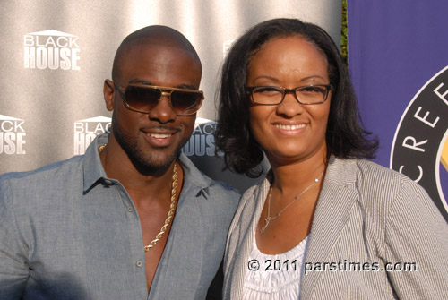 Actor Lance Gross and Gina McAllister - LA (June 23, 2011) by QH
