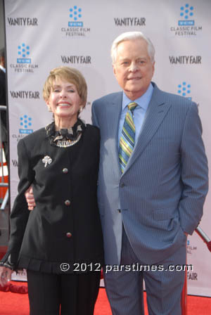 Robert Osborne & Barbara Rush - Hollywood (April 12, 2012)