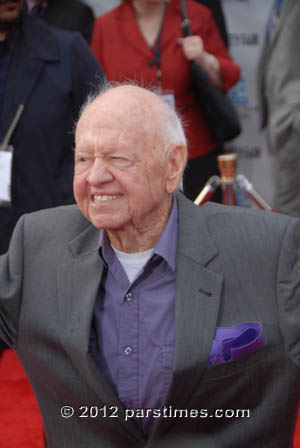 Mickey Rooney - Hollywood (April 12, 2012)