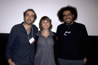 Director Ayat Najafi, Aggie Ebrahimi Bazaz, Ashkan Nasseri - UCLA (October 14, 2012)