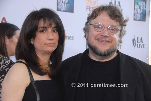 Writer/Producer Guillermo del Toro & Wife - By QH