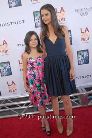 Actresses Bailee Madiso and Katie Holmes - By QH