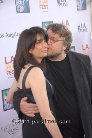 Writer/Producer Guillermo del Toro & Wife - By QH