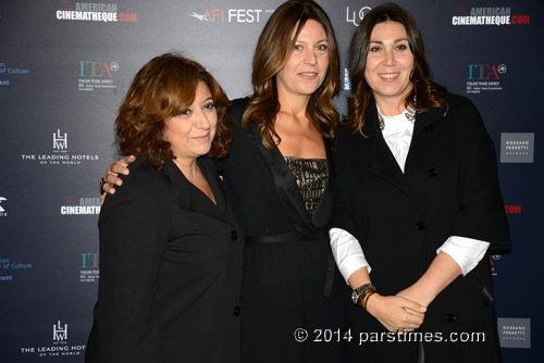 Laura Delli Colli, Camilla Cormann and Eleonora Pratelli - Hollywood (November 13, 2014