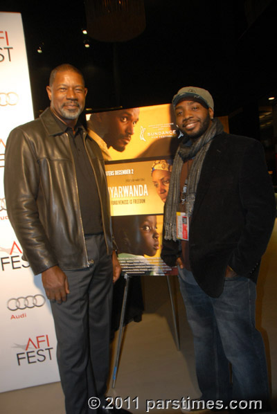 Dennis Haysbert & Director Alrick Brown - Hollywood (November 7, 2011) - by QH