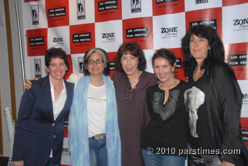 Cast & Crew of One Lucky Elephant: writer/producer Cristina Colissimo,  Director Lisa Leeman - LA (June 19, 2010) - by QH