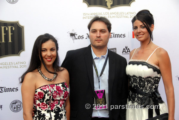 Jackie Di Crysta, Director Javier Barbera, Natascha Berg - Hollywood (July 20, 2011) - by QH