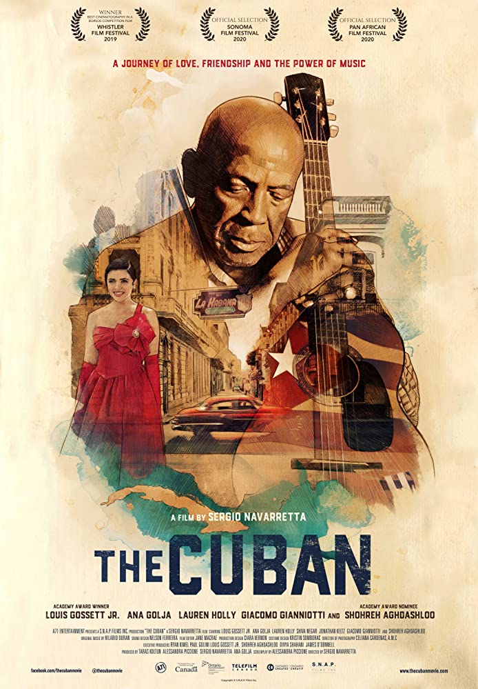 Film Poster from the Cuban: Ana Golja & Louis Gossett Jr.
